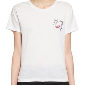 SAINT LAURENT NO SMOKING TSHIRT TOP